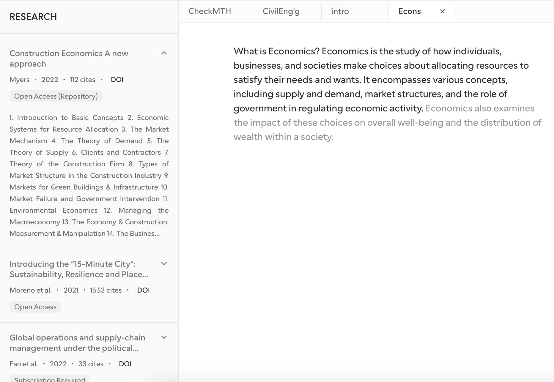 Paper discovery with live autocomplete